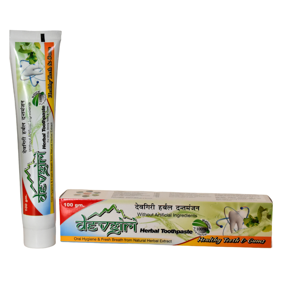 Devgiri Herbal Toothpaste – Healthy Teeth & Gums | Natural Herbal Care (100 gm)