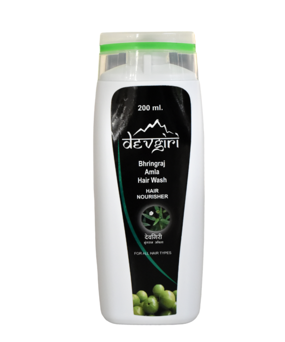 Devgiri Bhringraj Amla Hair Wash – Hair Nourisher Herbal Shampoo | Hair Growth Support (200ml)