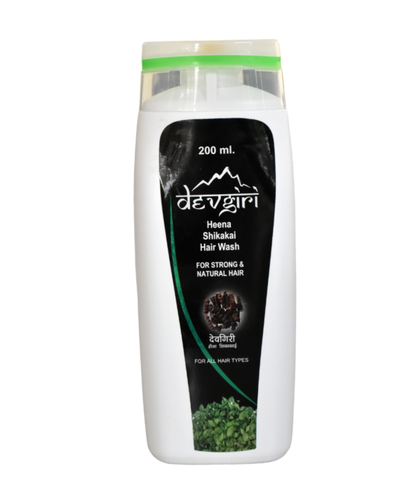 Devgiri Heena Shikakai Hair Wash – Strengthening Herbal Shampoo | Strong & Natural Hair (200ml)