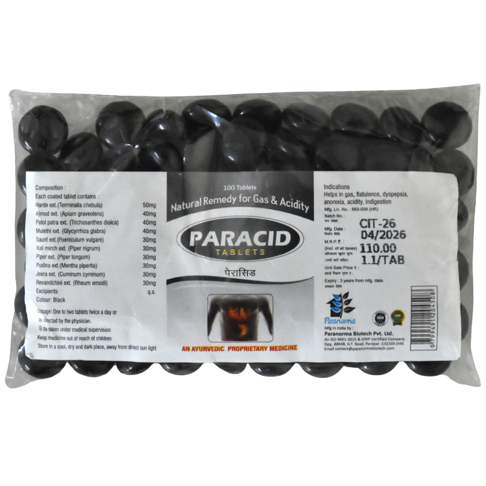 PARACID Tablets (100 Tablets)